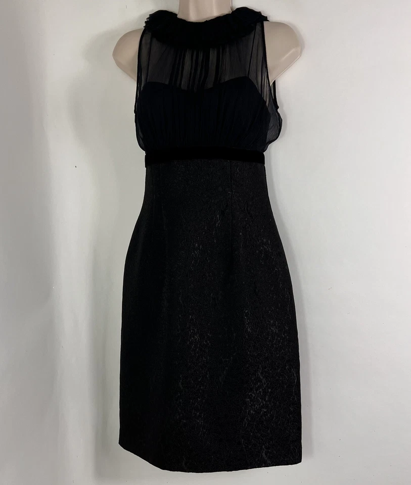 Vestido de fiesta Antonio Melani para mujer talla 2 por encima de la rodilla sin mangas seda cóctel Foto 1 de 4