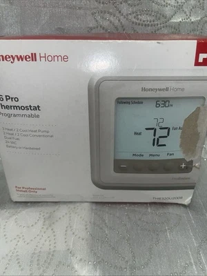 Honeywell T6 Pro Programmable Thermostat  (TH622OU2000) - Image 1 of 4