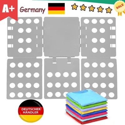 Faltbrett Faltgerät für T-Shirts platzsparend 5. generation Wäschefalter Set DHL - Bild 1 von 4