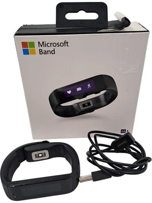 Microsoft Band Activity Tracker GPS Heart Rate Monitor Wristband T2920 F10 - Image 1 of 4
