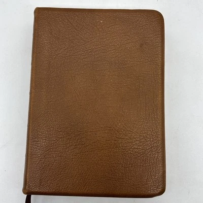 NIV New International Version 1978 Genuine Cow Hide Brown Leather Zondervan Foto 1 de 4