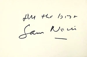 SAM NEILL Signed Autograph 4"x 6" INDEX CARD POSSESSION The Piano JURASSIC PARK - Picture 1 of 6