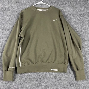 Nike Standard Issue Sweater Herren Medium Dri-FIT Pullover Rundhals Reißverschlusstasche - Bild 1 von 15