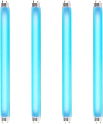 4 Pack Bug Zapper Replace Light Bulb 10W for 20W Indoor Bug Zapper F10T8/BL Blac - Image 1 of 4