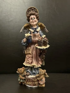 Boyds Bears Cocoa M. Maximus Figur 1998 Folkstone Life Is Short Eat Dessert - Bild 1 von 5