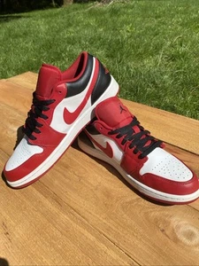 Taille 11 - Jordan 1 Low Reverse bout noir occasion, sans boîte, nettoyé et scellé - Photo 1/19