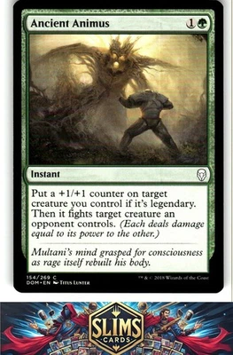 Magic the Gathering MTG Dominaria Ancient Animus #154 Buy 2 Get 1 - Image 1 of 2