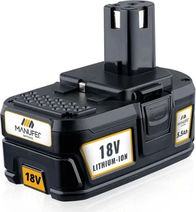 RBL1810 18V 5.5Ah Li-ion Replacement for Ryobi 18V One+ Battery - Picture 1 of 2