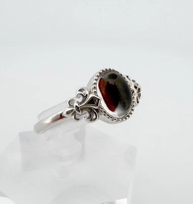 Anillo Emoción Cambia de Color Con Estado de ánimo Genuino Plata de Ley 925 Talla L N P 💖 Foto 1 de 4