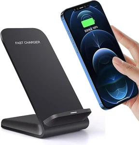 100W Fast Wireless Charger Stand Dock For Apple iPhone Samsung Android Phone - Picture 1 of 7