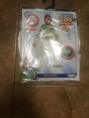 Fantasia Buzz Lightyear Disfarce Tamanho P/P (4-6) Disney Toy Story 4 Nova - Imagem 1 de 3