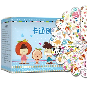 120Pcs Cartoon Bandages Adhesive Wound Plaster Aid Hemostasis Band Aid Stickers - Picture 1 of 7