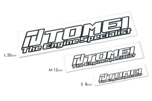 Tomei Engine Specialist Die Cut White Decal Sticker (12") - Single - New - Picture 1 of 1