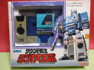 Takara Microman MC-21 RadiCasse Robo Robot Blue Micronauts Transformers 1984 F/S - Picture 1 of 10