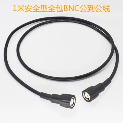 4pcs 3.3ft/1M Moulded BNC Male to Male 75ohm RG59 Extension Coaxial Cable Black - Image 1 of 4