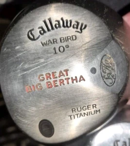 Callaway The Biggest Big Bertha Driver 10* LH War Bird Pre-owned - Picture 1 of 4