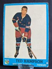 1962-63 Topps #55 Ted Hampson New York Rangers Vintage card