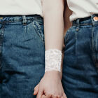  1 Paar Frauen Handgelenkärmel Spitzen Handgelenk Säulen Armband Scar Cover für