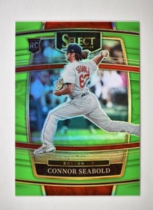 2022 Select Base Neon Green #5 Connor Seabold /99 - Boston Red Sox
