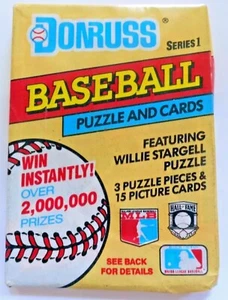 DONRUSS NEW PACK Baseball Puzzle And Cards LEAF 1991 Series I Willie Stargell - Bild 1 von 2