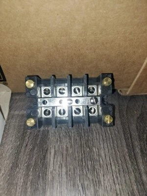 GE EB27B06S Terminal Blocks strip w shorting screws 600V 30A NEW - Image 1 of 3