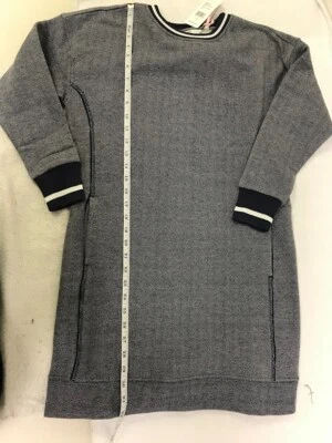 Nuevo con etiquetas Vestido Sudadera Azul Manga Larga Vineyard Vines Varsity, Talla S Foto 1 de 4