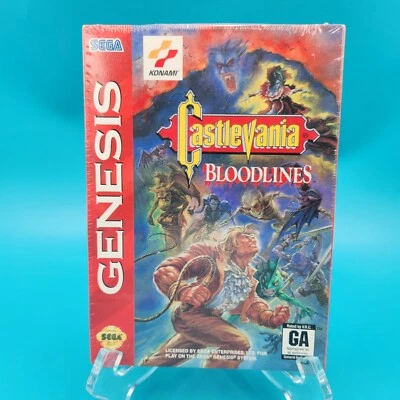 Castlevania: Bloodlines Sega Genesis Brand New Factory Sealed In Box Mint. - Image 1 of 4