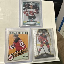 Jack Hughes (3) Card Rookie Lot 