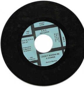 The Girl Scouts (Barbra Markay), I Don't Wanna Be A Zombie; 7" Single - Foto 1 di 2