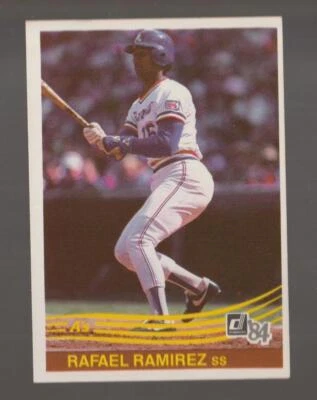 1984 Donruss Rafael Ramirez Atlanta Braves #589 Near Mint or Better - Image 1 of 2