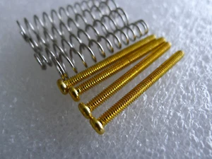 4 tornillos de montaje para pastillas Humbucker 3-48 con resortes ajustados oro Seymour Duncan - Imagen 1 de 3