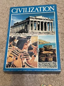 1982 CIVILIZATION Game of the Heroic Age librería juego de mesa completo - Imagen 1 de 9