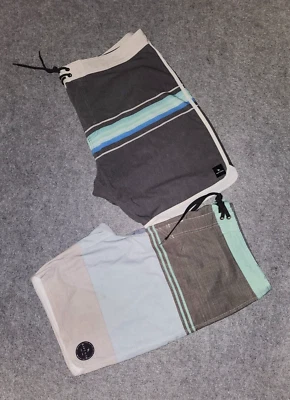 Rip Curl Shorts Mens Sz 27 Mirage Board Swim Bottoms Surf Skate Beach Lot of 2 - Image 1 of 4