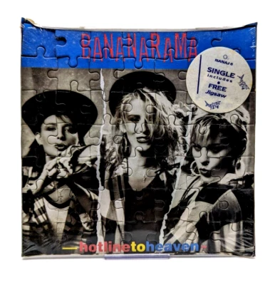 Bananarama: Hotline to Heaven (1984) 7" 45rpm -Ltd. Edition- Jigsaw Puzzle - NEW Foto 1 de 4