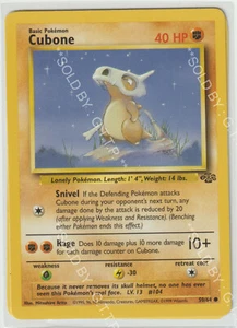 TARJETA CUBONE POKEMON JUNGLE 50/64 - P&P GRATIS - Imagen 1 de 1