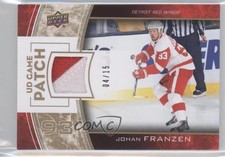 2013-14 Upper Deck UD Game Jersey Series 2 Gold /15 Johan Franzen #GJ-JF Patch