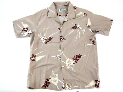 VTG Shoreline Hawaii Made in Hawaii Cotton Button Down Aloha Tropical Shirt M - Image 1 of 4