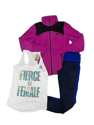 Lot of 3 Women's Small Athletic Workout Clothing Reebok 90 Degree New Balance - Image 1 of 4
