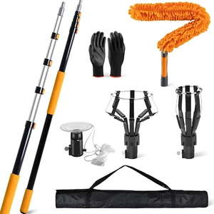 LD 26+ Feet Reach Light Bulb Changer for High Ceilings with 5-18FT Telescoping E - Picture 1 of 6