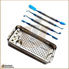 Ensemble de 4 instruments pour implants dentaires PRF porte-cuillères compacteur et boîte PRF GRF 