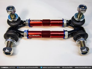 Aluminati Adjustable Front Drop links to Fit MK5 Golf - Picture 1 of 5