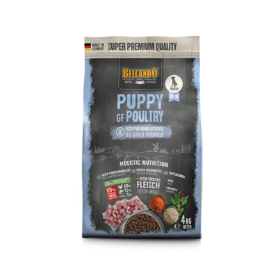 BELCANDO Puppy GF Poultry 4 kg getreidefreies Trockenfutter Hundefutter Welpen - Bild 1 von 3