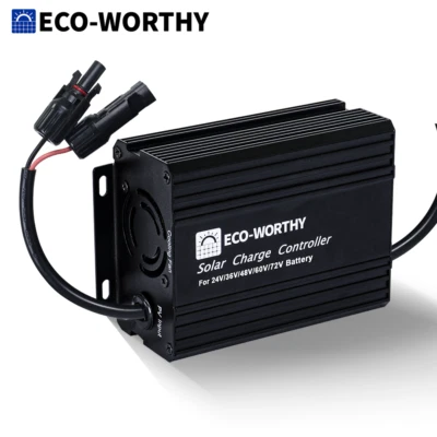 ECO-WORTHY 12A Boost MPPT Solar Charge Controller for 48V/60V/72V Golf Cart - Image 1 of 4