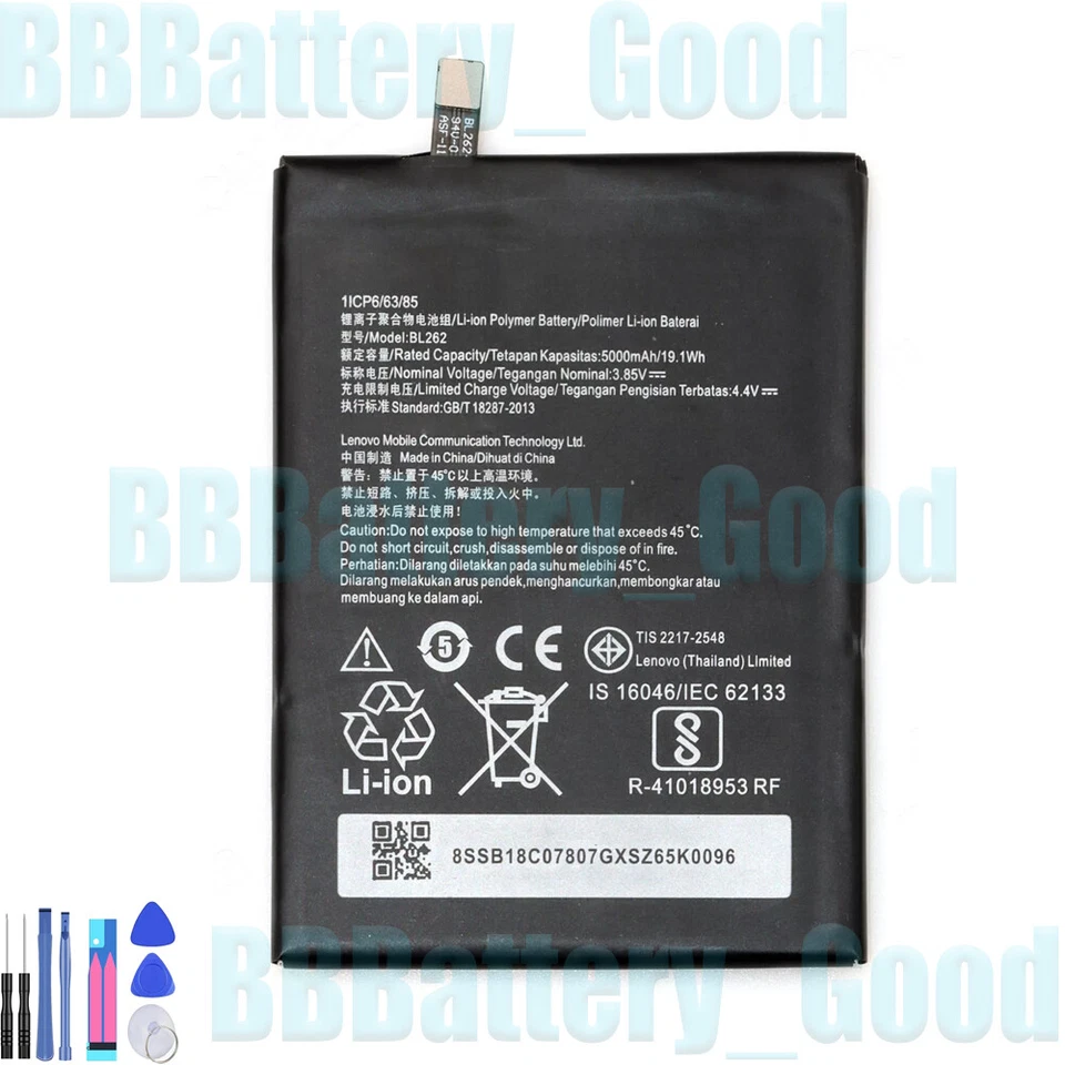 Batería de repuesto BL262 para Lenovo Vibe P2 P2C72 P2A42 Foto 1 de 4
