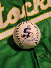 Keith Foulke Autograph Signed Stockton Ports Logo baseball World Series Champ