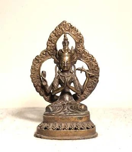 Antique Bronze Image of Avalokitesvara. - Picture 1 of 10