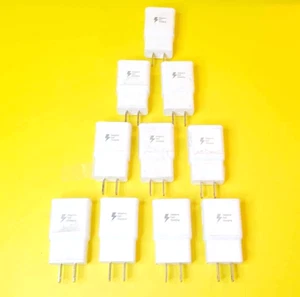 LOT 10x 100% GENUINE SAMSUNG WALL PLUG FAST CHARGER AC POWER ADAPTER 9.0V 5.0V - Picture 1 of 12