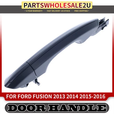 Manija de puerta exterior delantera derecha negra para Ford Fusion 2013 2014 2015-2020 Foto 1 de 4