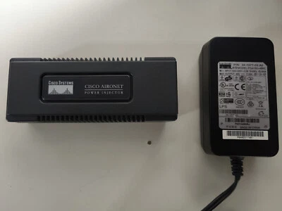 Cisco AIR-PWRINJ3 + AC ADAPTER 48V 0.38A CISCO 34-1977-03 - Imagen 1 de 3