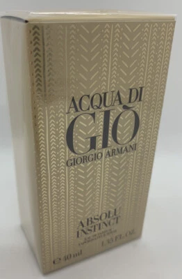 Giorgio Armani Acqua di Giò Absolu Instinct Eau de Parfum Spray 40ml Rarität